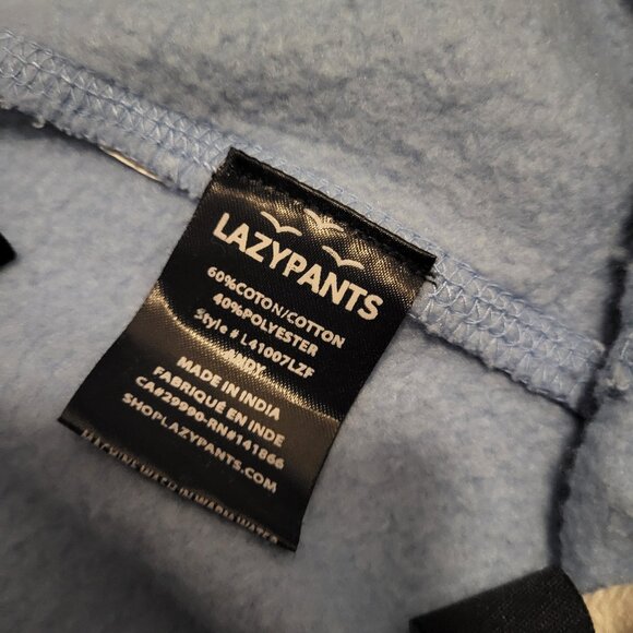 Women's Capri Light Blue Cotton Lazy Pants Size XS/1 - Picture 4 of 5